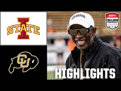 Iowa State Cyclones vs. Colorado Buffaloes | Full Game Highlights | ESPN College Football