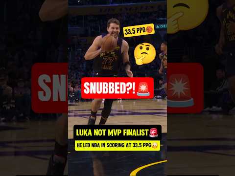 Did Luka get SNUBBED as MVP finalist?👀