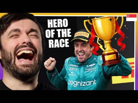 The Best Reactions from the 2025 Singapore Grand Prix