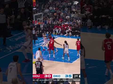 Jared getting to work right away 😤 #okcthunder