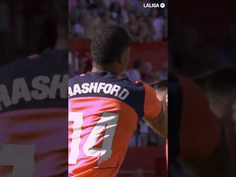 𝗥𝗔𝗦𝗛𝗙𝗢𝗥𝗗’𝗦 FIRST goal in La Liga 👊 #laligahighlights #shorts