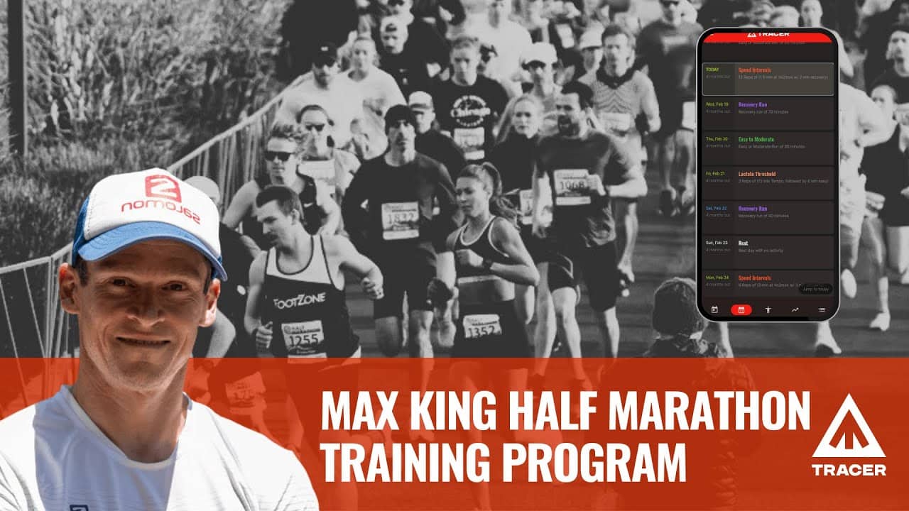 Half Marathon adaptive training program by Max King demonstrated