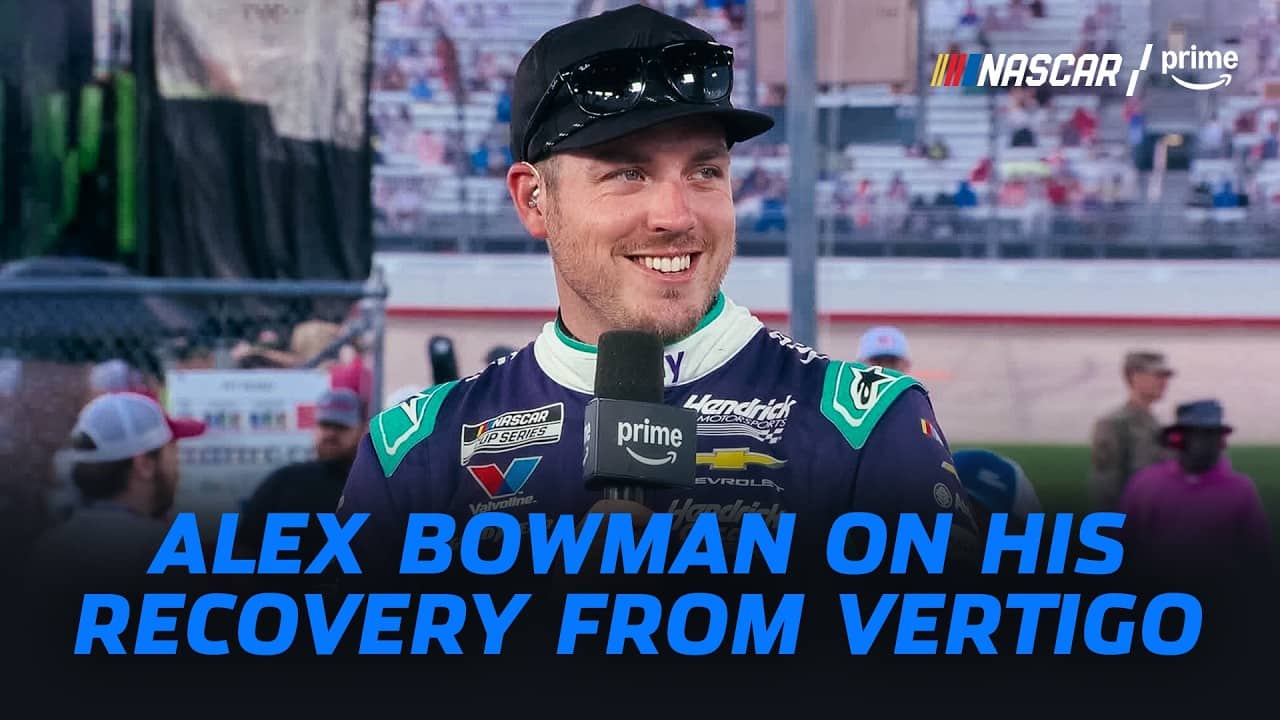 Alex Bowman joins the desk and talks about his recovery from vertigo | NASCAR on Prime