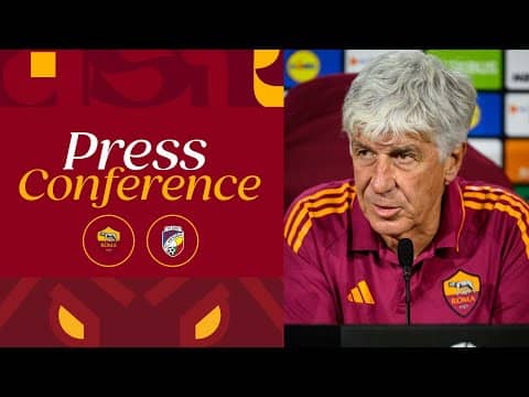 🟨 LIVE 🟥 LA CONFERENZA STAMPA DI GASPERINI E CELIK ALLA VIGILIA DI ROMA-VIKTORIA PLZEN