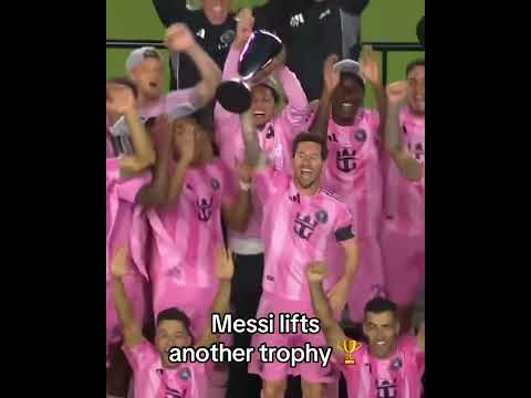 Another trophy for Lionel Messi (via MLS on Apple TV)