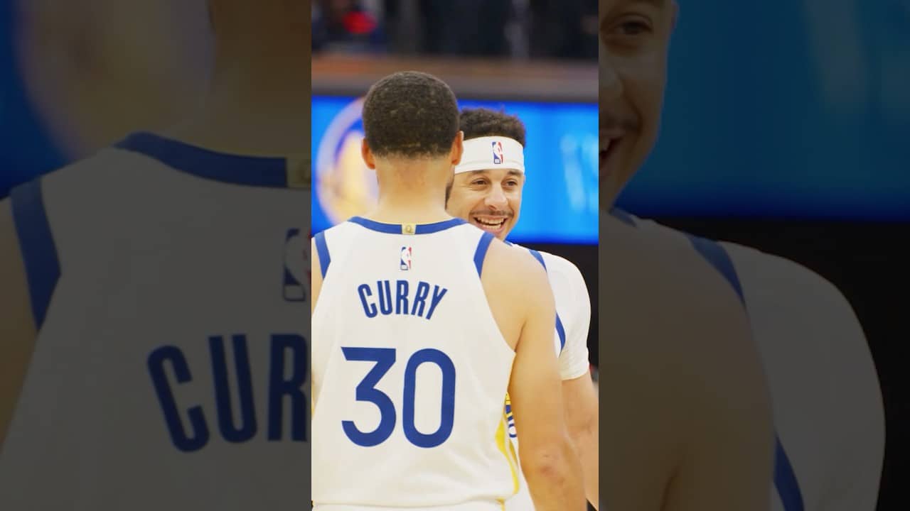 Stephen & Seth Curry check in on Warriors Ground for the first time together | #shorts