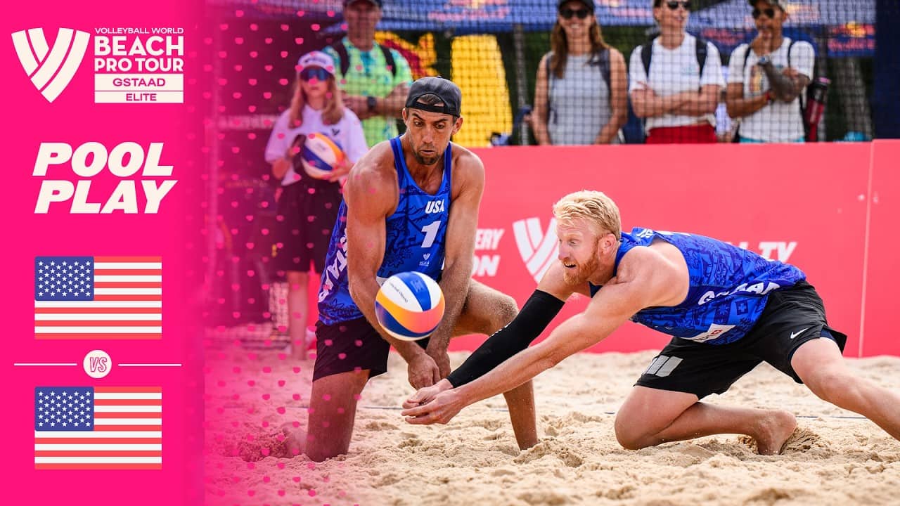 Crabb/Benesh vs. Crabb Tr./Budinger - Pool Play Highlights | Gstaad 2026 #BeachProTour