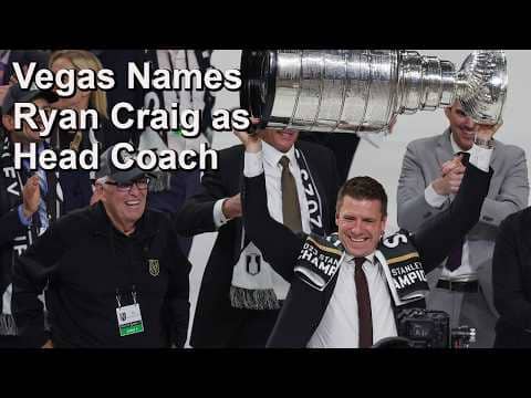 Vegas Names Ryan Craig as Coach, Buyout Window Opens, PWHL Draft is Today, Trocheck Speculation