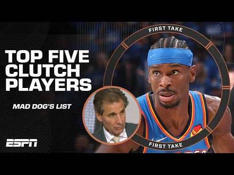 Mad Dog's Top 5️⃣ CLUTCH PLAYERS in NBA history 📋 | First Take YouTube Exclusive