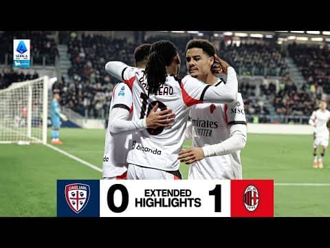 Extended Highlights | Il gol di Leão abbatte i rossoblù | Cagliari 0-1 Milan | Serie A 2025/26