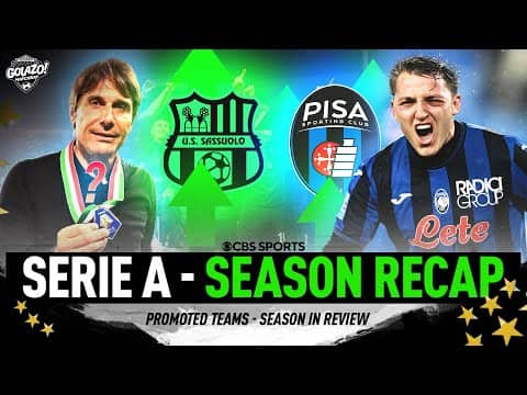 Serie A SEASON RECAP | Where will Antonio Conte be next season? | Atalanta, Florentina | Matchday