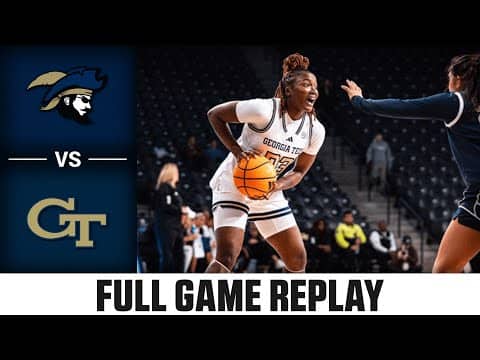 Charleston Southern. vs. Georgia Tech Full Game Replay | 2025-26 ACC Women's Basketball