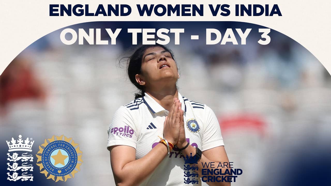 Bhatia Ton as India Close In | Highlights - England Women v India Day 3 | Rothesay Test 2026