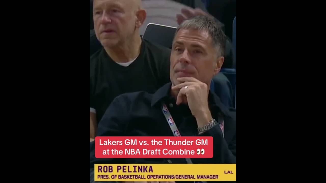 Rob Pelinka and Sam Presti are locked in 😤