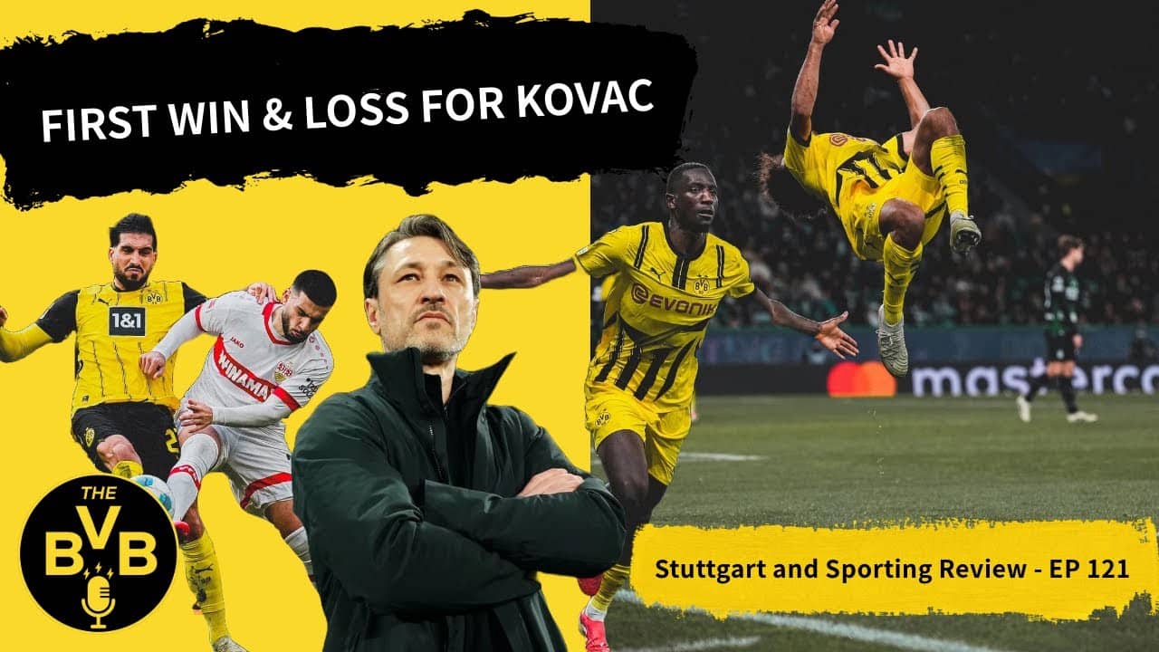 FIRST WIN & LOSS FOR KOVAČ | Stuttgart and Sporting Review - EP 121