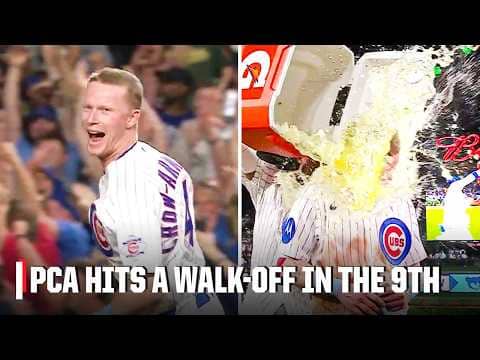 PETE-CROW ARMSTRONG WALKS IT OFF FOR THE CUBS VS. ATHLETICS 🔥 | ESPN MLB