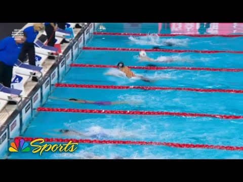 USA's Kate Douglass glides to convincing 100m breaststroke win in Toronto World Cup | NBC Sports