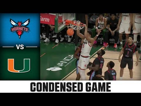 Delaware State vs. Miami Condensed Game | 2025-26 ACC Men's Basketball