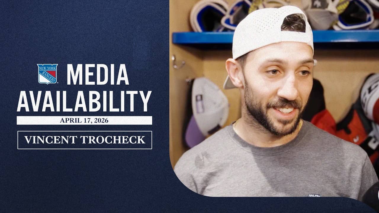 NYR 2026 Exit Day: Vincent Trocheck Media Availability | April 17, 2026
