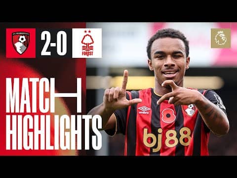 Tavernier scores DIRECTLY from a corner! | AFC Bournemouth 2-0 Nottingham Forest