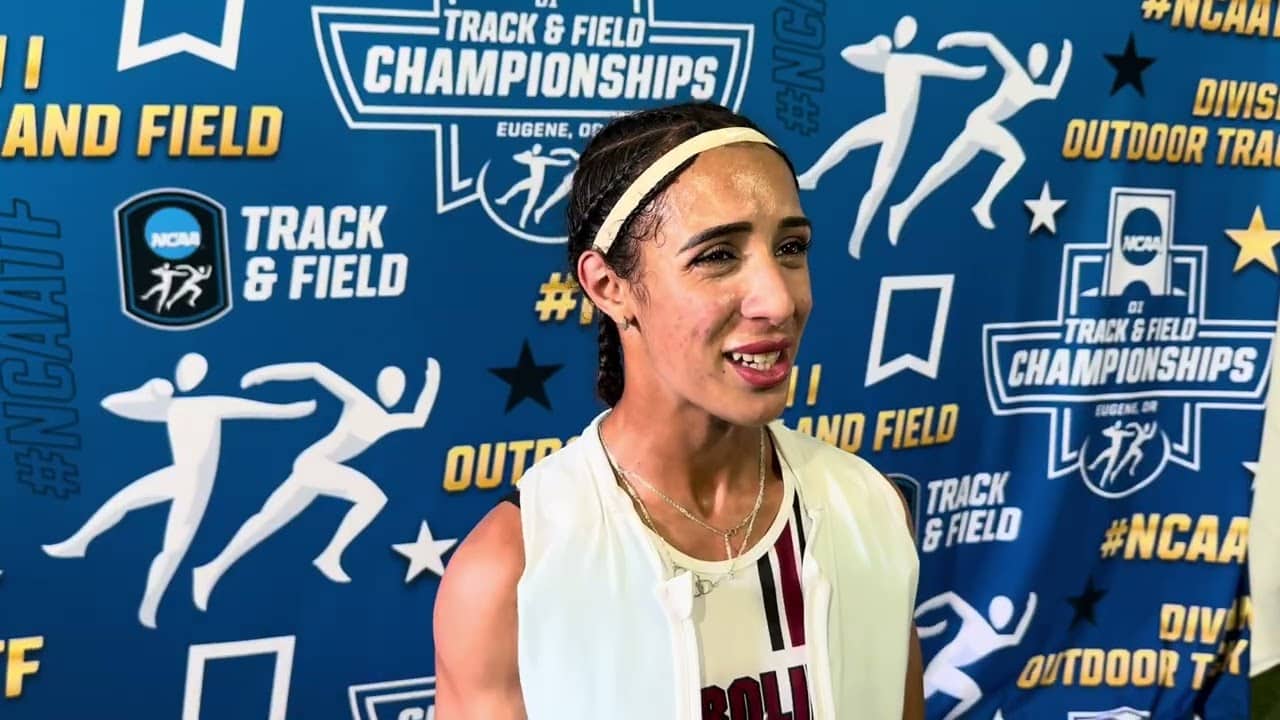 South Carolina’s Salma Elbadra proud to finish 2nd in 2026 NCAA 1500 final