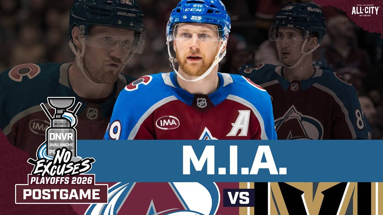 Avalanche disaster class third period costs Game 2 against Vegas Golden Knights