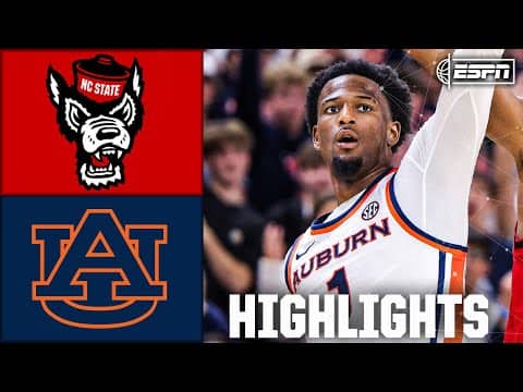NC State Wolfpack vs. Auburn Tigers | Full Game Highlights | ESPN College Basketball
