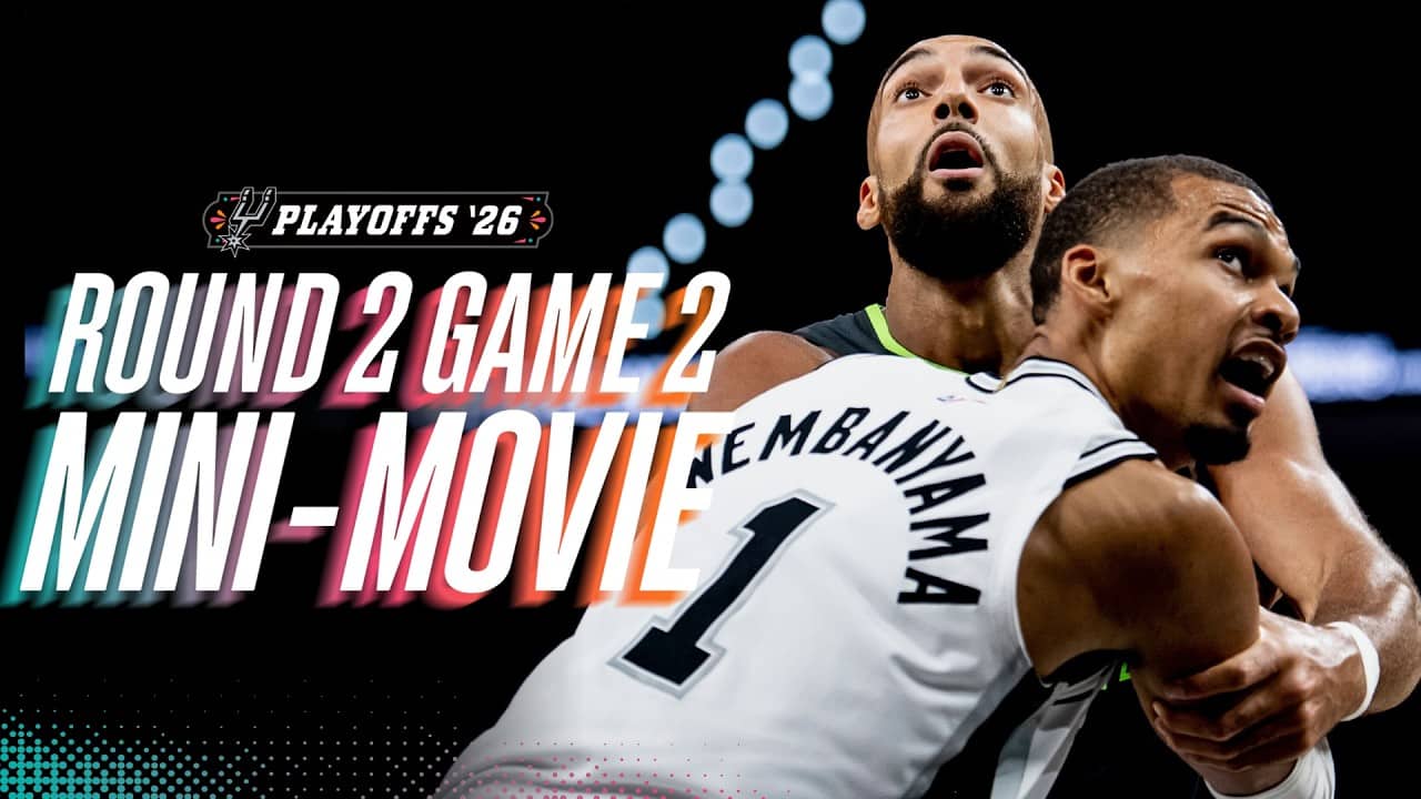 Playoffs Round 2 Game 2 Mini-Movie - Spurs Respond With 38-Point WIN to Tie Series 1-1