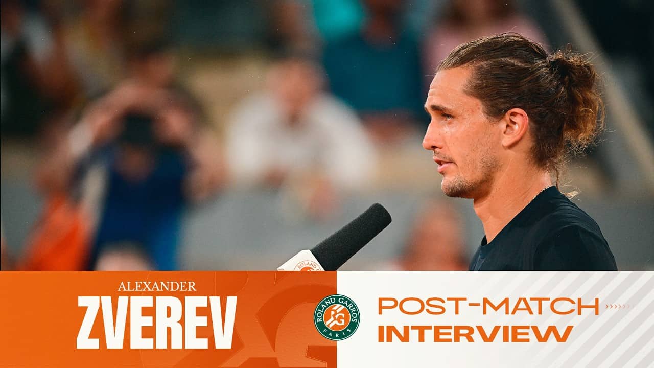 Alexander Zverev | Round 2 Interview On Court | Roland-Garros 2026