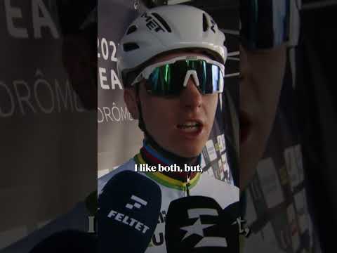 Going solo or waiting for the final sprint? Tadej Pogacar doesn’t mind either option 👀