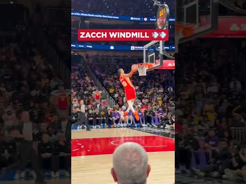 Send it in young fella!! #nba #hawks #zaccharierisacher #dunk