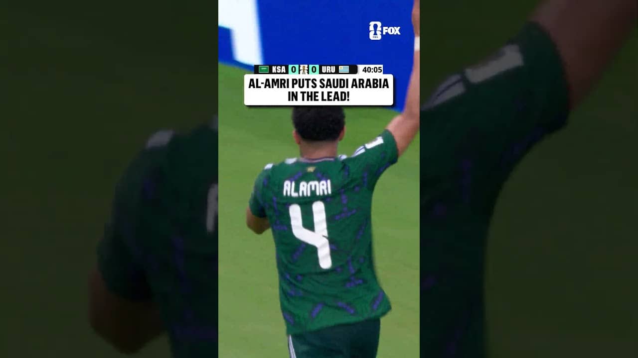 SAUDI ARABIA FINDS ITS FIRST GOAL OF THE 2026 FIFA WORLD CUP!