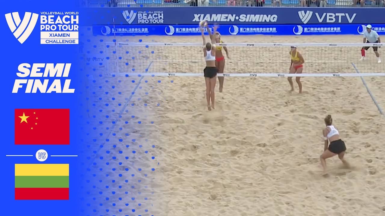 Yan X./X. Y. Xia vs. Paulikiene/Raupelyte - Semi Final Highlights | Xiamen 2026 #BeachProTour