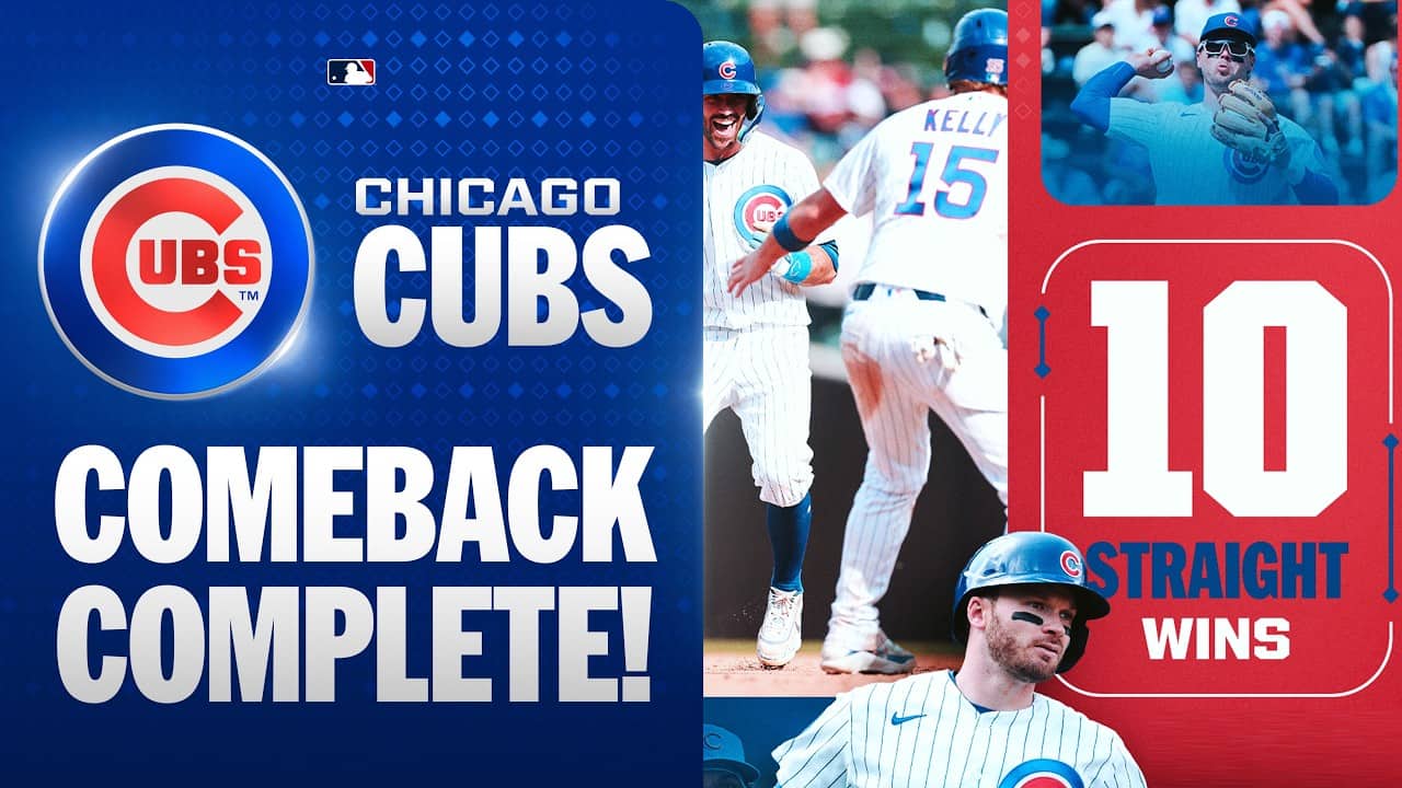 FULL 9th INNING: Dansby Swanson hits go-ahead homer, Cubs win 10th straight! 🐻 | MLB Highlights