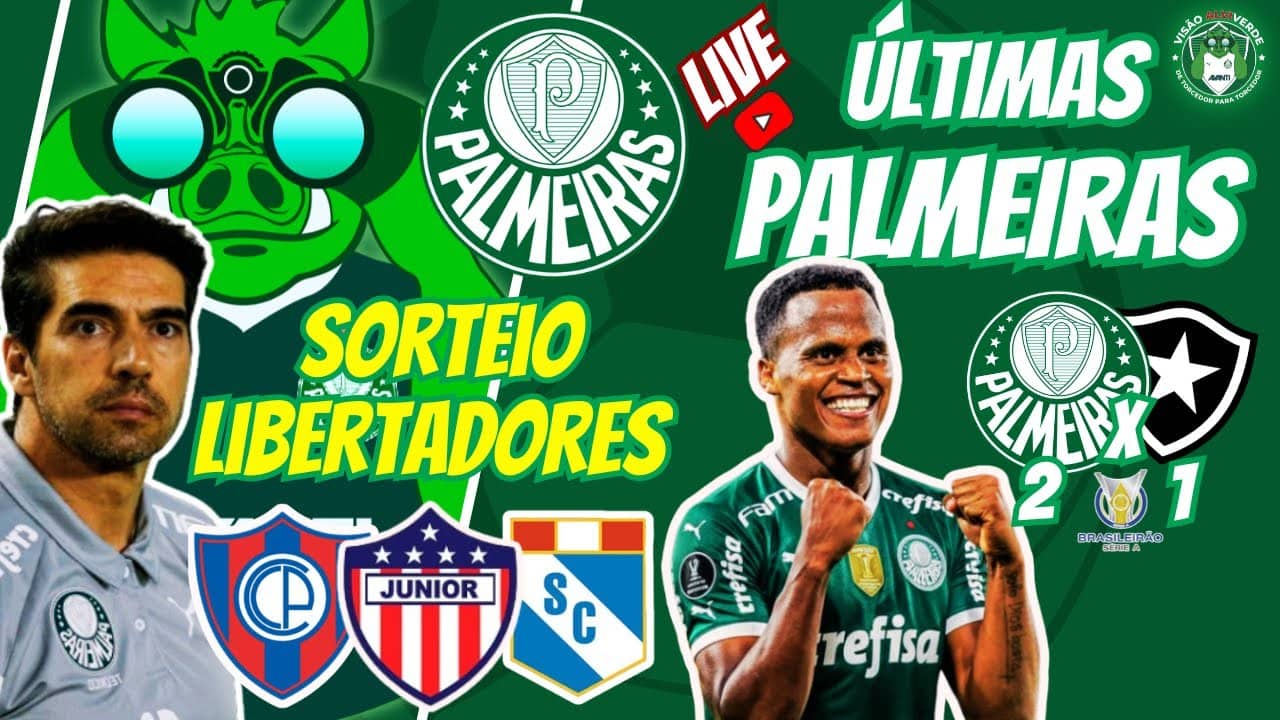 🚨#AOVIVO -PEGA A VISÃO: PÓS-JOGO PALMEIRAS 2X1 BOTAFOGO | SORTEIO LIBERTADORES | NOTÍCIAS DO VERDÃO