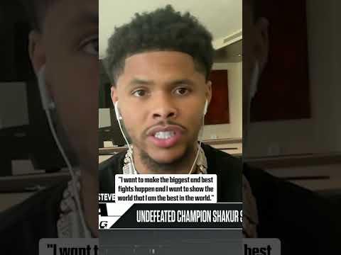 Shakur Stevenson discusses his signing with Zuffa Boxing 🥊
