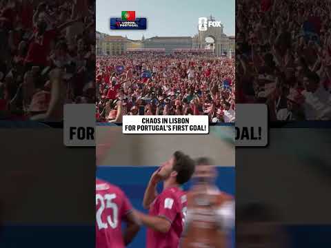 Lisbon ERUPTS after João Neves puts Portugal in front first 🇵🇹