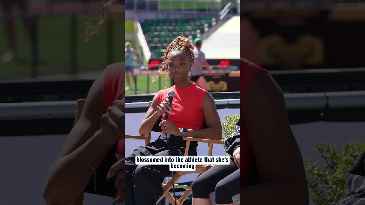 Twins Mia & Mariah Maxwell share what it would mean to make their first U.S. team 🥹🇺🇸 #track #usatf