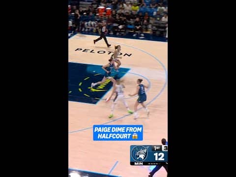 PAIGE BUECKERS HALF-COURT PASS