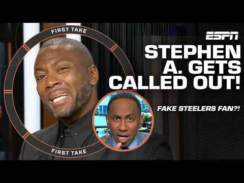 Ryan Clark CALLS OUT Stephen A.‘s FAKE Steelers fandom in HEATED debate 🔥🤣 | First Take