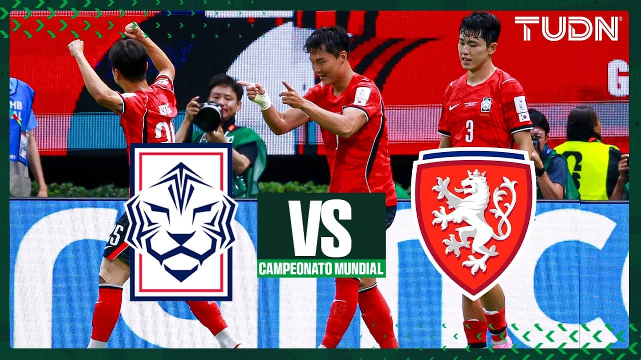 LO MEJOR: Corea del Sur vs Chequia final del partido I TUDN