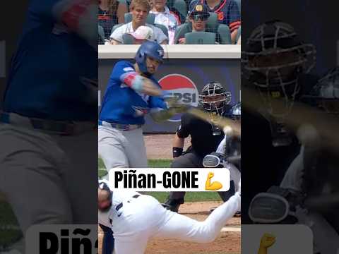 Yohendrick Piñango launches his FIRST career Major League home run 😤 #MLB #BlueJays