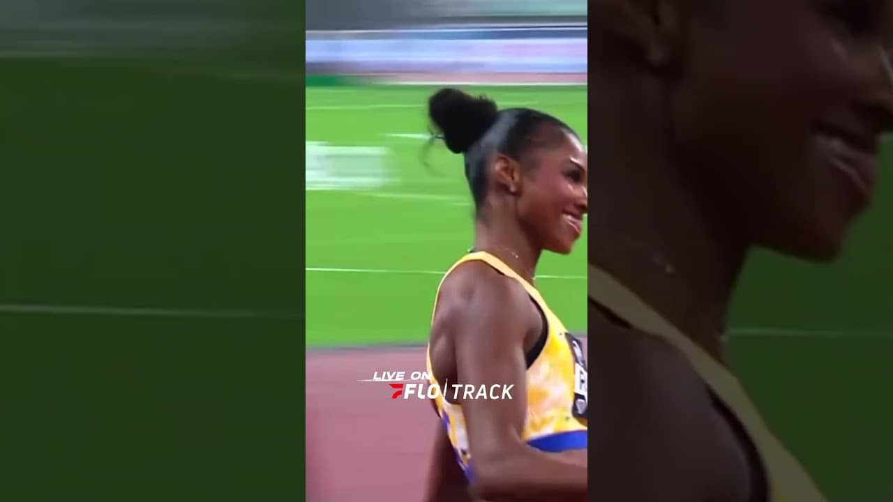 MASAI RUSSELL IS ON 🔥🔥 NEW 🇺🇸 100MH RECORD 12.14