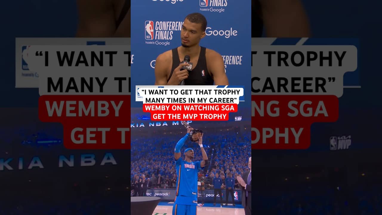 Wemby wants that Michael Jordan MVP trophy and says he still has a lot to learn