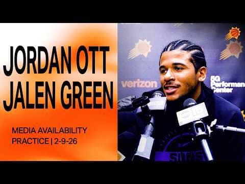 Phoenix Suns Practice Media Availability: Head Coach Jordan Ott and Jalen Green | 2-9-26