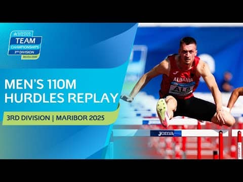 Men's 110m Hurdles Replay | Maribor 2025