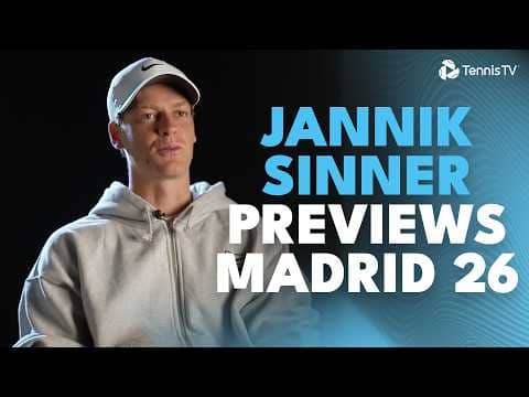 'Let's See What I Can Achieve!' 👀 Jannik Sinner Looks Ahead To Madrid | Madrid 2026