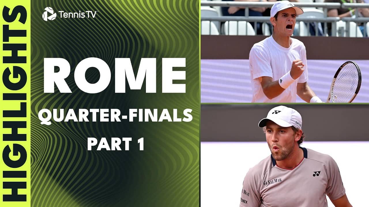 Ruud Faces Khachanov; Jodar vs Darderi MARATHON | Rome 2026 Quarter-Finals Highlights