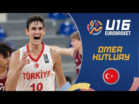 Omer Kutluay 🇹🇷 | Full Highlights | FIBA U16 Eurobasket 2025