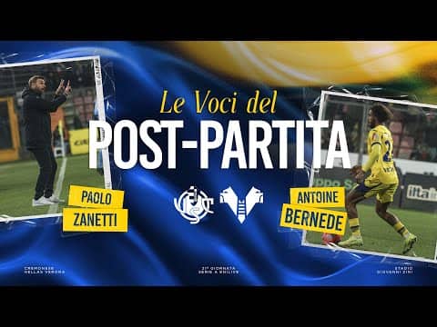 Serie A Enilive 2025/26 | Le voci del post partita: Zanetti e Bernede